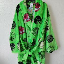 Minecraft Robe Kids Size 10 New