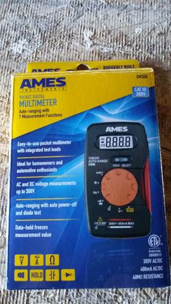 AMES INSTRUMENTS POCKET DIGITAL MULTIMETER
