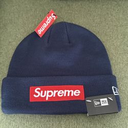 Navy blue Supreme Beanie 