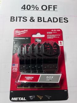 Multi tool bits 1/2 off