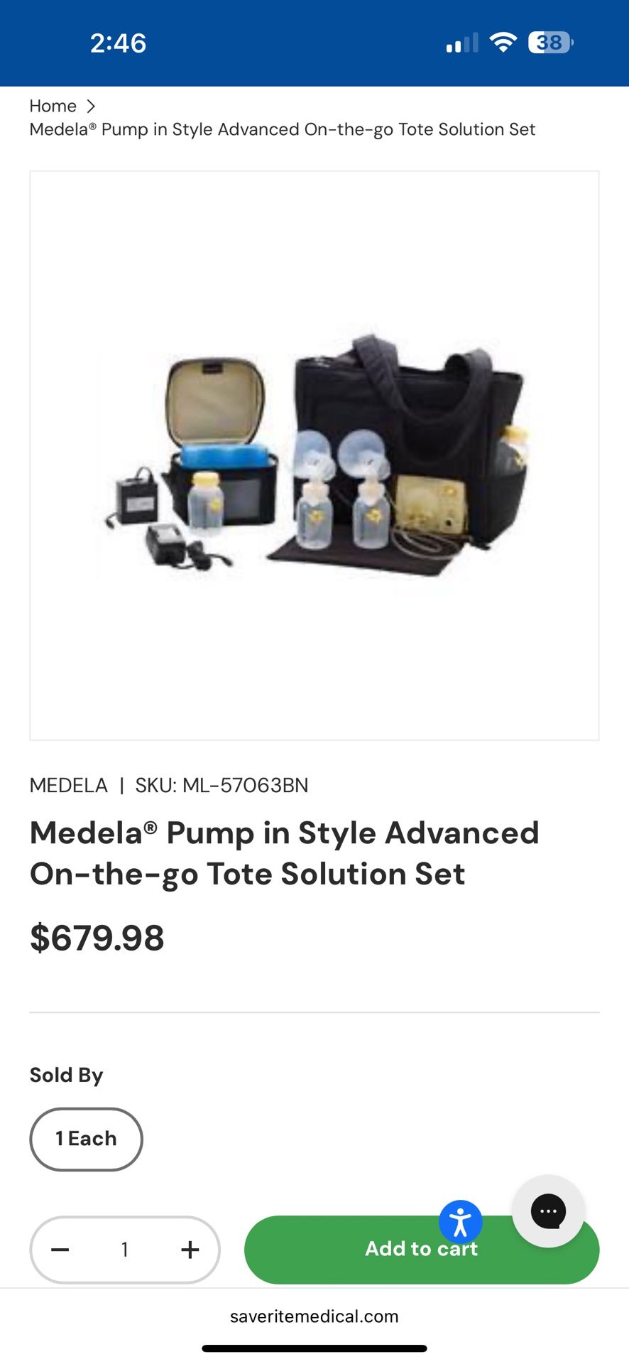 Medela Pump In Advance Double breast pump With Tote Retail Over $650!!!!