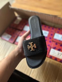 BLACK TORY BURCH SANDALS SIZE 37 & 39