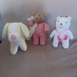 3 Plush All For $10