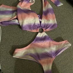 iheartraves Pink Bodysuit 