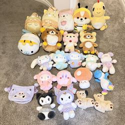 Huge Plush Plushes Lot Stuffed Animal Plushies