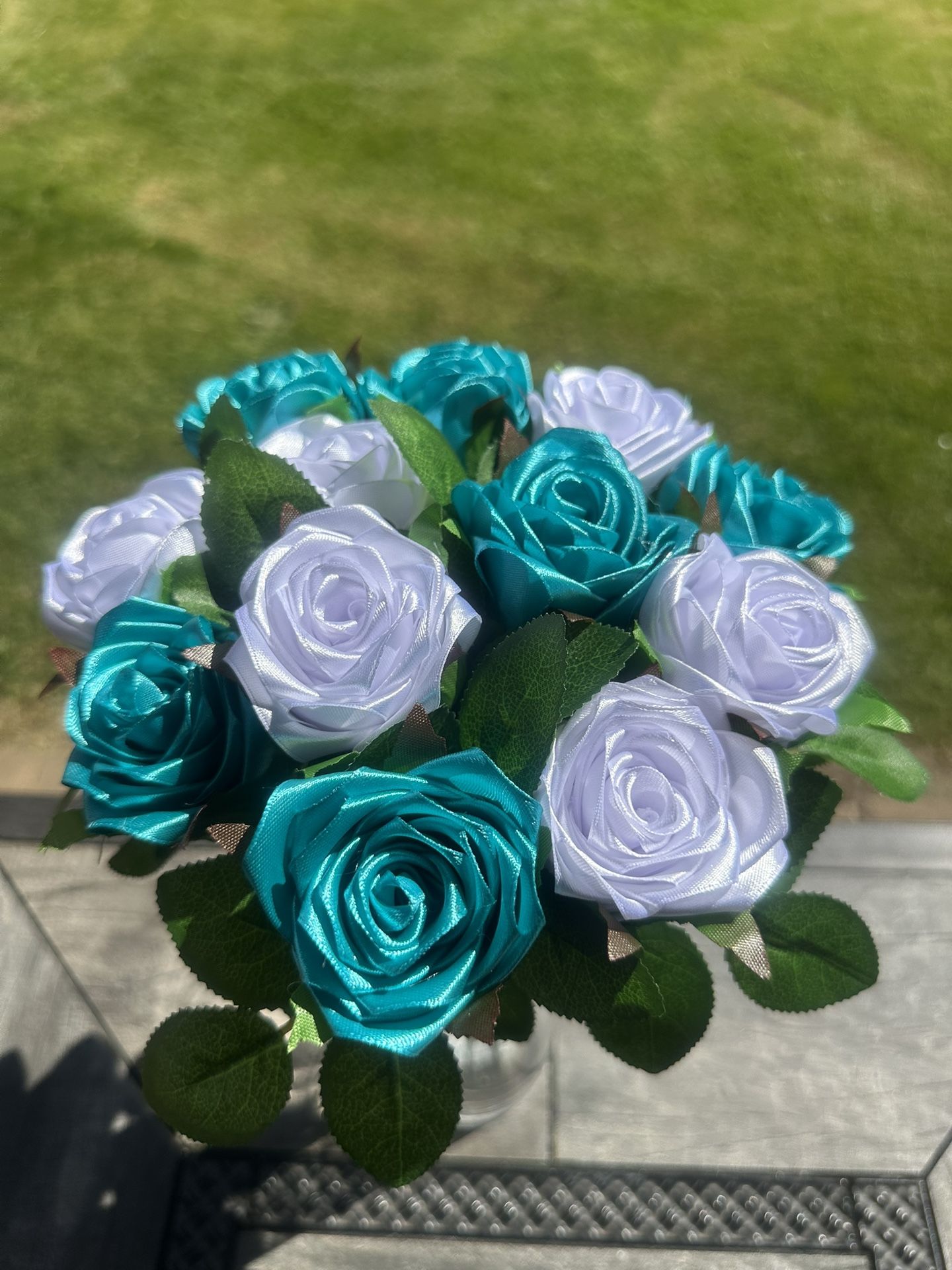 Handmade Ribbon Roses