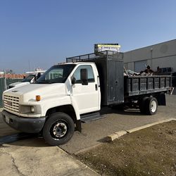 Dump Bed GMC C5500 Vortex 8.1-Allison Tool Cabinet Lift Gate - $7,800