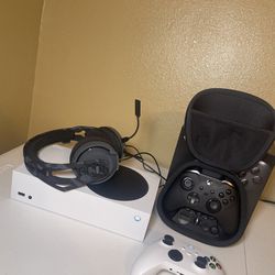 Xbox Series S With Xbox Elite Series 2 Controller And A Rig 400 Headset