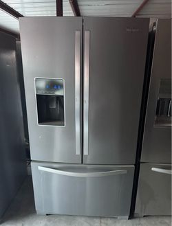 Whirlpool Stainless Steel Refrigerator And Freezer