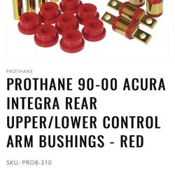 Acura Integra 1(contact info removed) Upper And Lower Poly Bushing Kit 