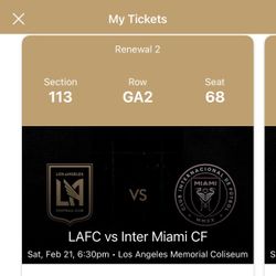 LAFC v Miami Tickets 