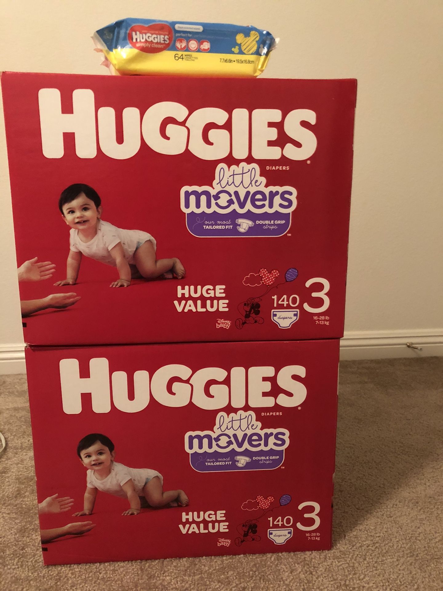 Huggies diapers