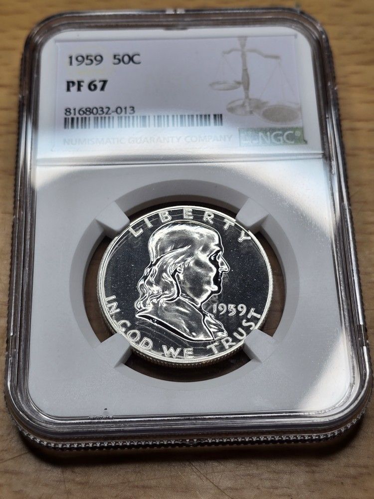 1959 Proof Franklin Half Dollar