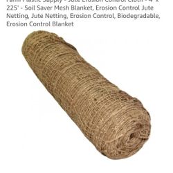 Farm Plastic Supply - Jute Erosion Control Cloth