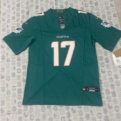 Jaylen Waddle #17 Miami Dolphins Aqua New Jersey 