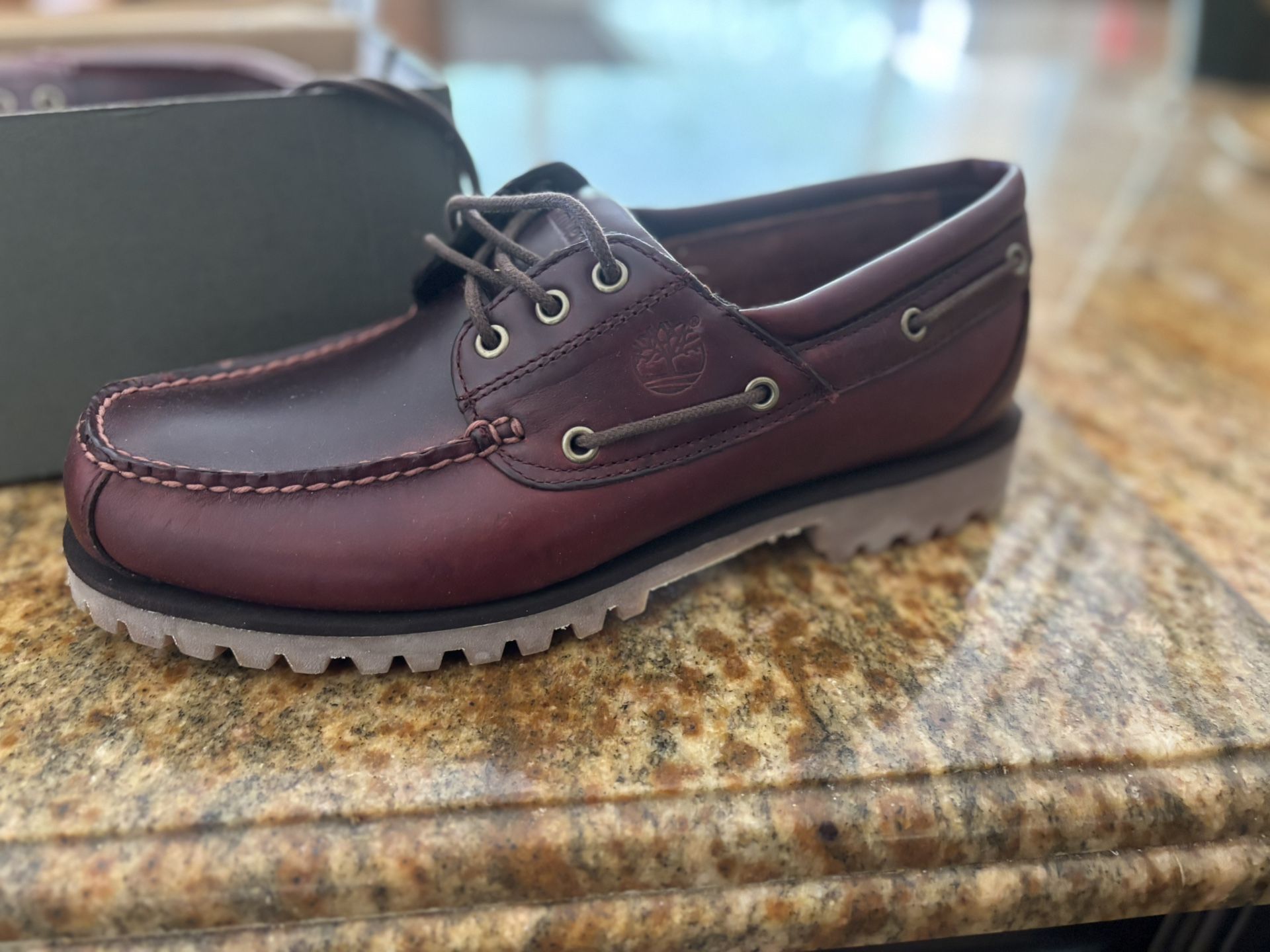Men's Timberland Authentic 3-Eye Boat Shoe Size 11.5