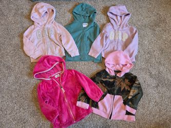 Toddler Girl Hoodie Bundle 3T