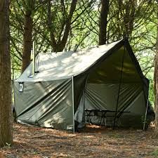 Hot hammock tent with stove jack