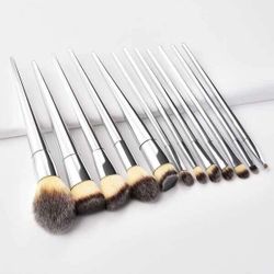Silver Makeup Brush Set Only $27.99 BRAND NEW
