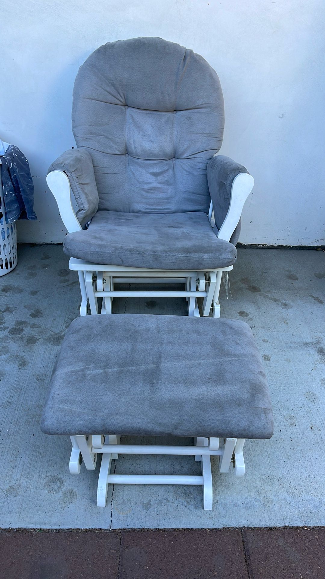 Ottoman Rocking Chair Set