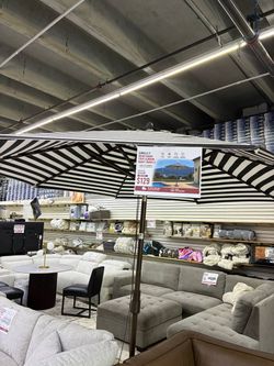 SUNVILLA Round Cabana Market Umbrella