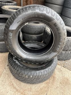 MATCHING PAIR(2) OF 275/65 R 18 GOODYEAR WRANGLER TERRITORY AT TIRES