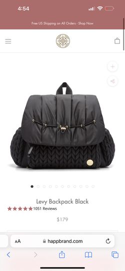 Happ Levy Backpack Black (orig price $179)