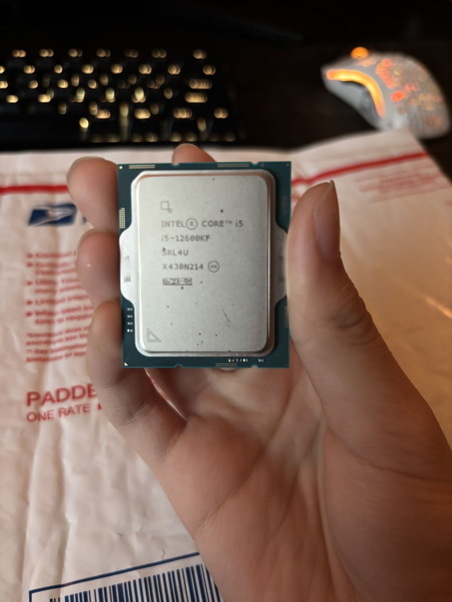 NEVER USED 12600KF cpu
