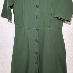 eShakti Green Dress