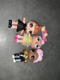 Lol dolls lot of 3