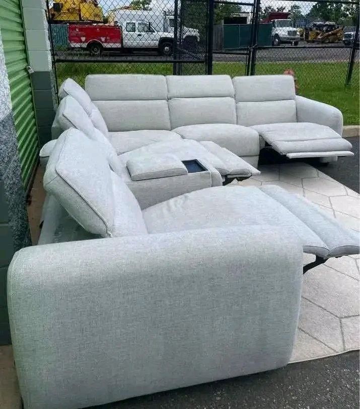 L-Shaped Reclining Sectional Sofa