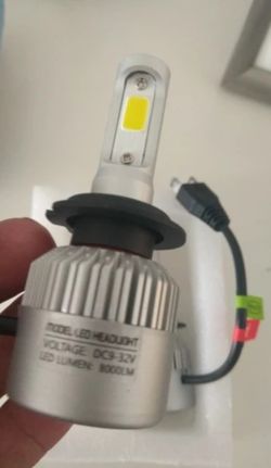 2 pcs LED Car Headlights, Fogs, & Daytime (White 6500k, 8000 Lumens) *6 Months Warranty*