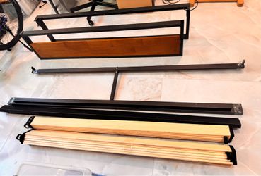 Queen Bed Frame and Mattress