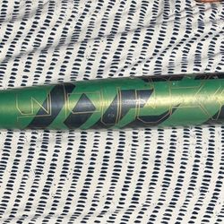 Used Louisville Green Meta Baseball Bat 32 Drop -3 BBCOR