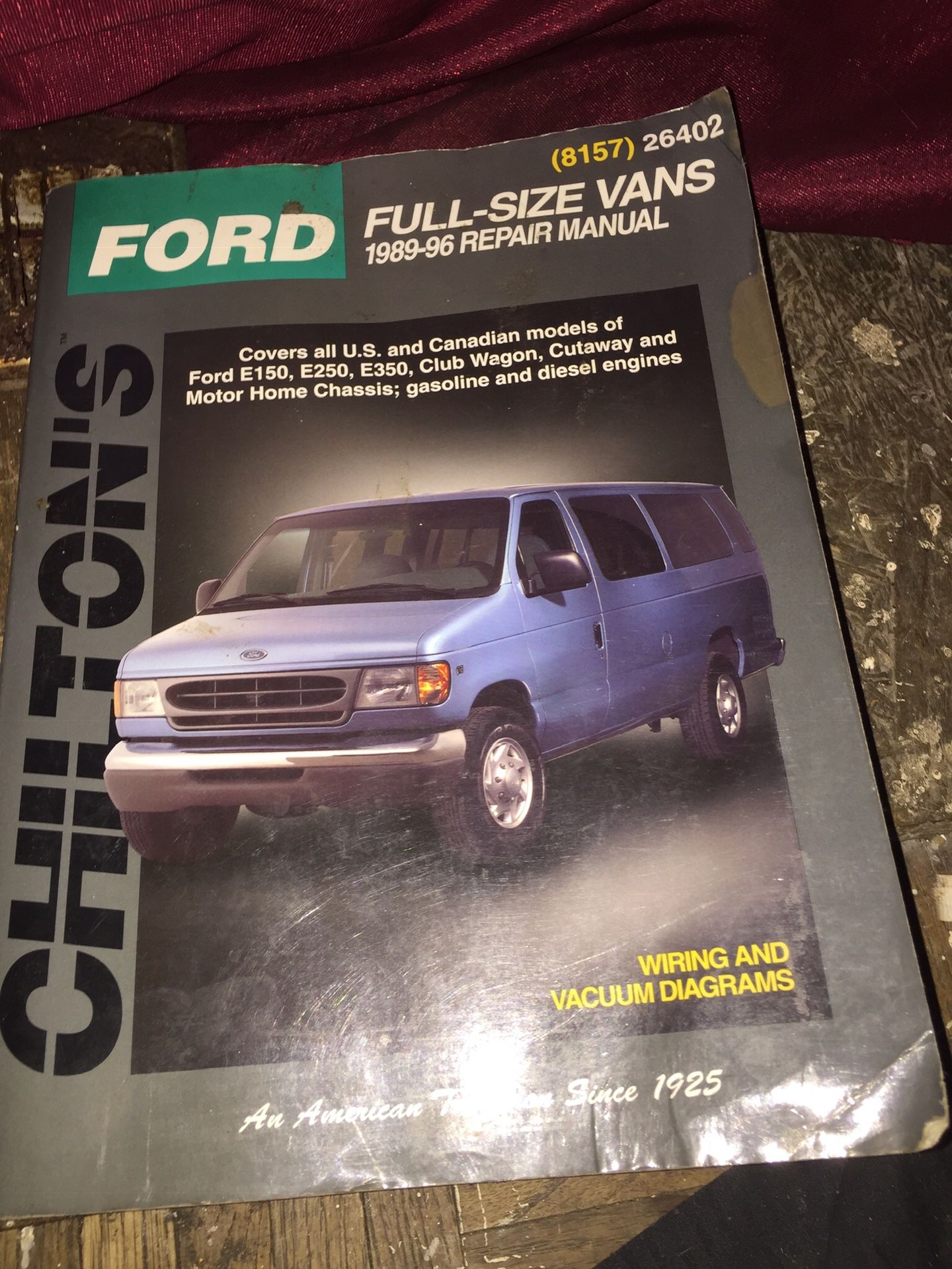 Chiltons Ford Repair Manual 89-96