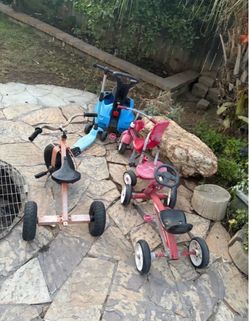Lot of Kids Ride-On Toys – Tricycles and Scooter