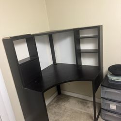 black corner desk ikea