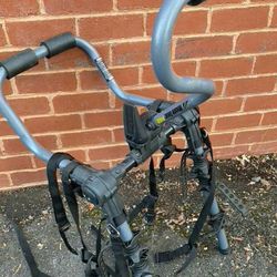 Rhode Gear Pro Revolution 3-Bike  Bicycle Car Rack - Trunk, Hatchback, Adjustable Bike Carrier 