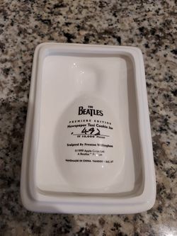 The Beatles Newspaper Taxi Limited Edition Cookie Jar