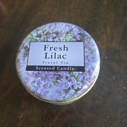 Candle fresh lilac new