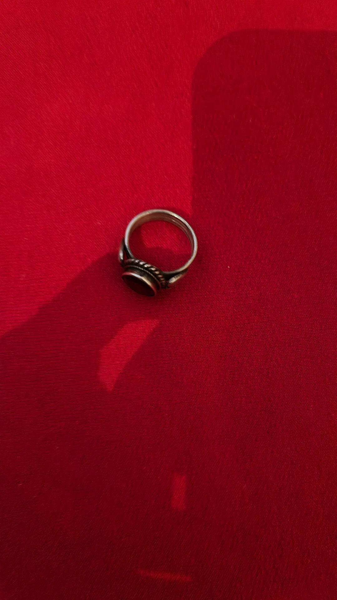 Crystal Silver Ring