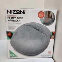 Nizoni Electronic Heated Foot Massager Therapeutic Heat Vibrating Massage