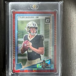 Tyler Shough Rookie Football Card Red Pandora 