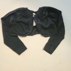 💜Toddler girl black dress cardigan size: 3T