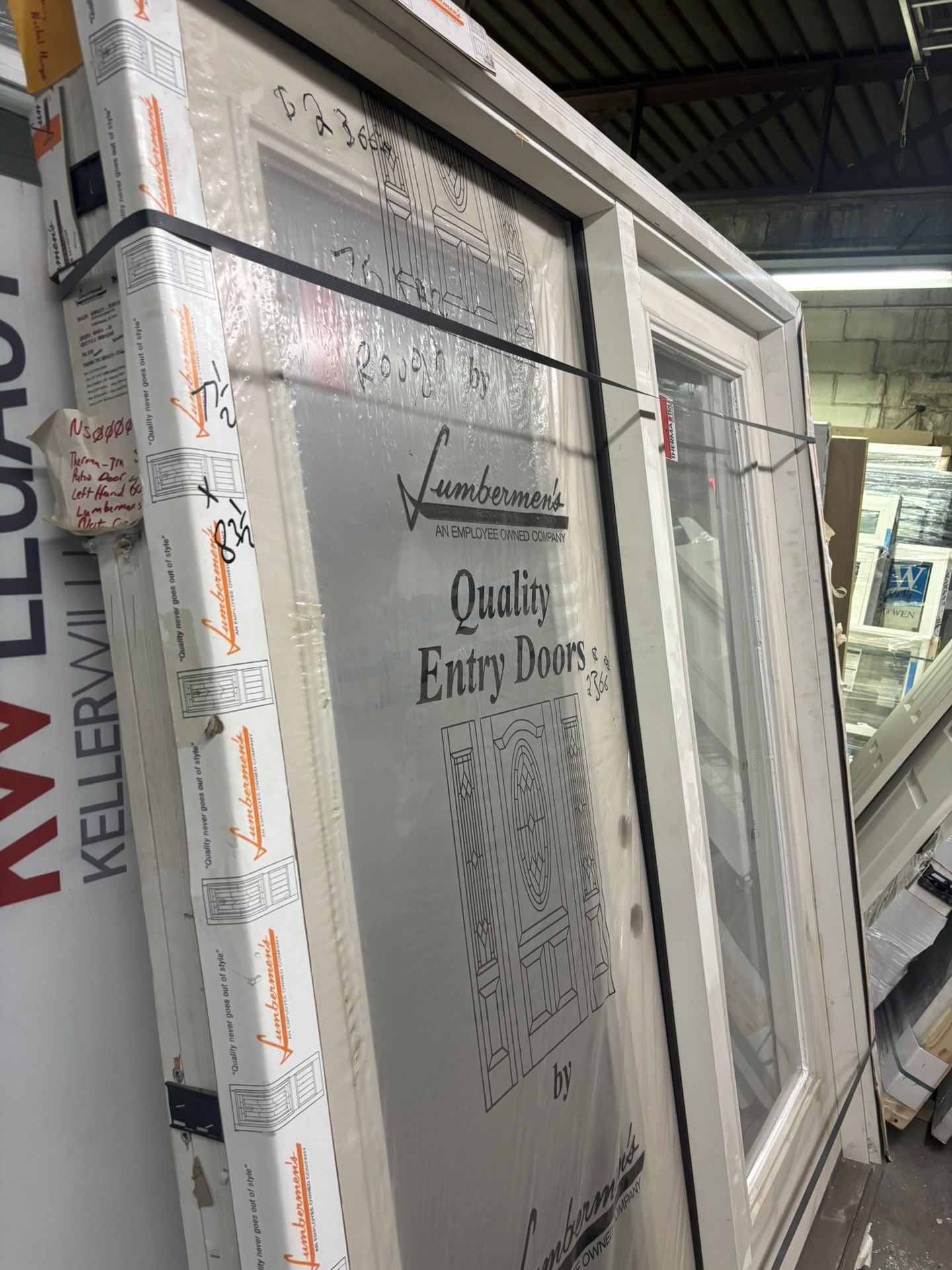 Exterior Door 75x82 Left Swing Fiberglass