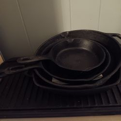 5 Cast Iron Items  $10.00 each