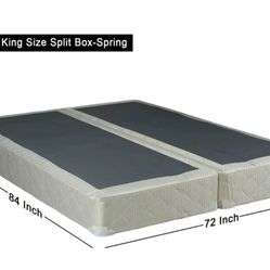 California King Split Box Springs