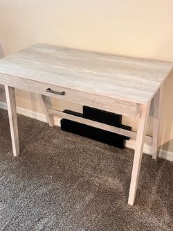 Light Gray Wooden Desk