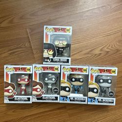 The Incredibles CHASE Funko Pop Bundle (Damaged)