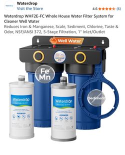 Waterdrop WHF2E-FC Whole House Water Filter System